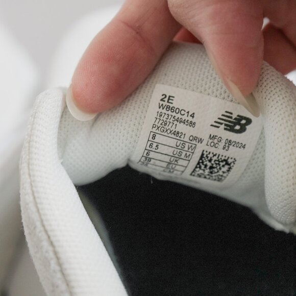White Runners 'Fresh Foam X 860v14' EXTRA WIDE (2E) 👟 NEW BALANCE - Picture 8 of 11